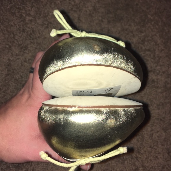 Lord & Taylor Dressen Ballet Flats - Lite Gold 9 - Picture 8 of 8